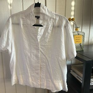 Quince Linen Button Down Blouse